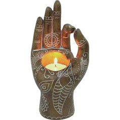 PUNELE Buddha Yoga Candle Holder, Tea Light Holder, Resin Decorations, Desk Candle Decoration, Family Candle Holder, Statue, Home Office, Collectible Figurines for Relaxed Gift