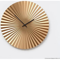 Karlsson KA5657GD Sensu Uhr, Wanduhr, Stahl, Gold, One Size