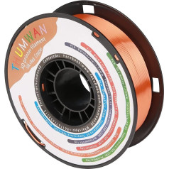 Thumwan PLA Filament 1.75 mm Silk + Red Copper + PLA Filament, 3D Printer Filament PLA для 3D принтера и 3D ручки, 1 кг 1 катушка