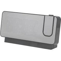 Haofy Цифровые проекционные часы-будильник для спальни, электронные светодиодные зеркальные часы с проекцией на потолок и стену, проектор 180