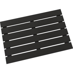 SMIBUY Бамбуковый коврик для ванной, 60 x 40 см, роскошный коврик для ванной комнаты для душа и ванны, нескользящий коврик для использования в пом