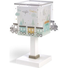 Dalber Детская настольная лампа Прикроватная лампа Детская комната Поезд Цвета Обучение Ночной поезд, 63531, E14