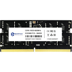 ByteFest DDR5 RAM 16GB 4800MHz PC5-38400 CL40 1.1V SODIMM On-DIE ECC 262-Pin Laptop/Notebook Memory Module