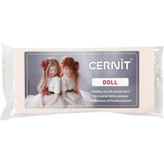 Cernit CE0950500425C - Блочная модельная глина (полимерная) DOLL, затвердевающая в печи, готовая к использованию, 500 г, идеально подходит для DIY, кукол и ф