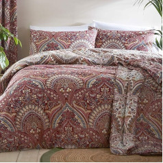 Dreams & Drapes Palais Easy Care Polycotton Duvet Cover Set, Multi-Colour, Super King
