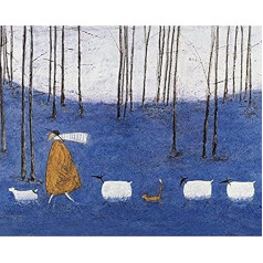 Печать на холсте Sam Toft, полиэстер, разноцветный, 40 x 50 см