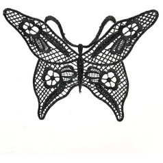 Пакет из 5 вышитых кружевных аппликаций для воротника, винтажное шитье кружевной аппликации вышивки патч, воротник отделка из вязаного кру