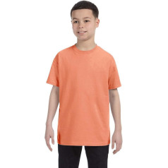 Детская хлопковая футболка Hanes Authentic TAGLESS® XS Orange