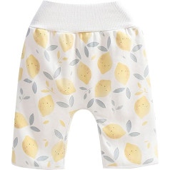 Maeau Pack of 2 Nappy Skirt/Nappy Pants for Baby/Children, 0-8 Years, Training Trousers, Cotton, Leak-Proof, High Waisted Nappy Pants, Potty Learning Trousers, Waterproof, Reusable, Breathable