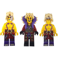 LEGO Ninjago Набор фигурок Ниндзяго: 3 фигурки (Мастер, Крайт и Слевена)