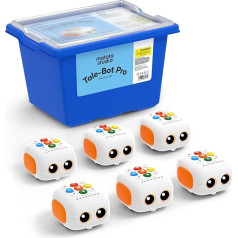 MatataStudio Tale-Bot Pro Classroom Set for Kids Aged 3-5 Years, STEM Programming Robot Set for School Supplies, Screen-Free Educational Toys for Kids to Learn Basics of Coding
