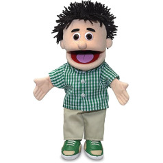 Кенни фон Silly Puppets 40 см Ручная кукла для детей с подвижным ртом и руками Съемная одежда, которую можно стирать вручную