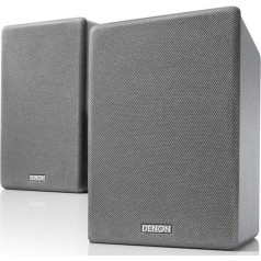 Denon SCN10 2 x 65 Вт Hi-Fi колонки для телевизионной звуковой системы - совместимы с ресиверами и усилителями - элегантный дизайн - серый