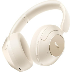 Наушники EarFun Wave Pro Over Ear Wireless Bluetooth, гибридное активное шумоподавление, Hi-Res Audio, LDAC, аккумулятор на 80 часов, удобный держатель, 5 микрофонов, кр