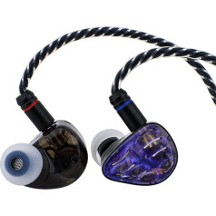 LINSOUL Qkz X Hbb Hades 9 мм LCP мембрана двойной динамический драйвер In-Ear монитор, Hifi бас наушники, проводной IEM наушники с 3D печатью корпуса, 2-контактн