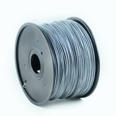 Gembird pla filament 1.75mm, 1kg, silver color