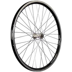 Taylor Wheels 24inch bike front wheel double-wall rim quick release black/silver