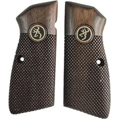 Zib Grips For Browning Hi Power Wood Grips, Browning Hi-Power Wood Grip, HP 14 Grips, Browning Hi Power Cachas - Empuñadura, Pistol Grip