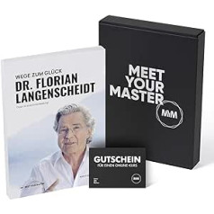 MYM MEET YOUR MASTER Florian Langenscheidt Gift Box I Online Course: Ways to Happiness with Lucky Researcher - Course Voucher & Masterbook