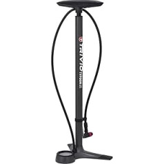 Trivio - Bicycle Pump Tyfoon High Pressure Pump 14 Bar / 200 Psi Aluminium - Vloerpompen - Lightweight, Durable, Precise - Bicycle Accessories, High Pressure, Aluminium