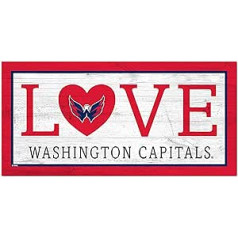 Fan Creations NHL Washington Capitals Unisex Washington Capitals Love Sign, Team Colour, 6