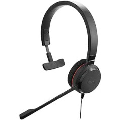 Jabra Wired Headset for Unspecified Headphones - Black