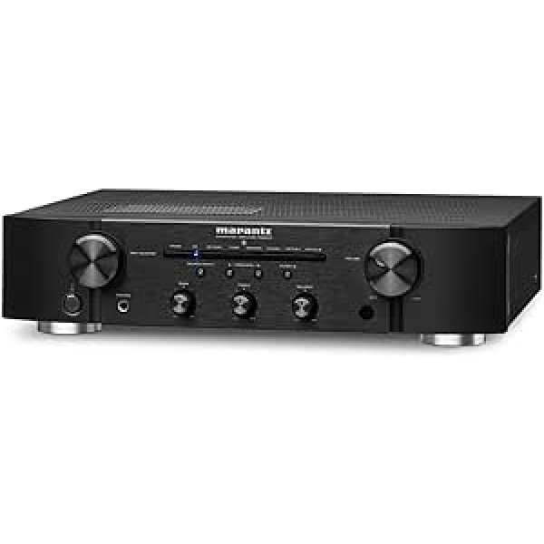 Marantz PM6007 HiFi Amplifier, Stereo Amplifier, 2 x 60 W, Optical Input, Phono Input, Subwoofer Output, Black