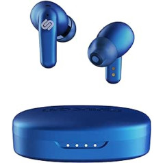 Urbanista Seoul In-Ear Headphones | Wireless Earbuds with Microphone | 70ms Low Latency Gaming Earbuds | Dual Mode Bluetooth Earphones | Fast Charging USB-C Headphones | 32 Hours Playtime | Blue