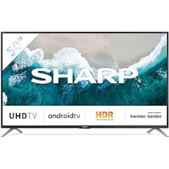 SHARP 50BL6EA Android TV 126 cm (50 Inch) 4K Ultra HD LED TV (Smart TV, Harman Kardon, Google Assistant)