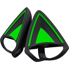 Razer Kitty Ears V2 - Universal Fit Clip-on Kitty Ears for Headsets (Clip-on Kitty Ears, Versatile, Adjustable Straps, 26g Lightweight Premium Silicone) Schwarz