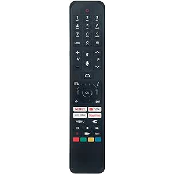 ALLIMITY Replacement Remote Control for Continental Edison TV CELED55SA221B3 CELED32FHDSA21B3 CEQLED58SA21B3 CEQLED55SA21B3 CELED65UHDSA21B3 CELED65SA20B3 CELED55SA20B3V2 CELED55SABL2 0B3
