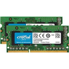 Crucial CT2K8G3S186DM 16GB (8GBx2) Speicher Kit für Mac (DDR3/DDR3L, 1866 MT/s, PC3-14900, SODIMM, 204-Pin)