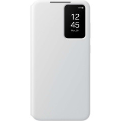 Samsung Оригинальный чехол-чехол для Samsung Galaxy S24+ с карманом для карт Smart View Wallet белый
