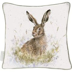 Wrendale Designs The Country Set Into The Wild Feather Filled Rabbit Cushion, Large