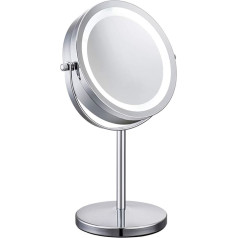 Meowoo Косметическое зеркало со светом LED зеркало для макияжа 10x HD двустороннее увеличение 360 градусов регулируемое (в упаковке 1)