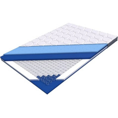 Genius Гибридный топпер eazzzy Royal, высота 11 см, топпер для матраса с гелем Memory Foam, пружинный топпер с регулировкой температуры, антибактериальное