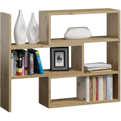 Matkam Книжный шкаф Irys II, офисная полка для папок и книг, стоячая полка, гостиная и спальня, открытая полка для офиса, полка для бумаг, выдвижная