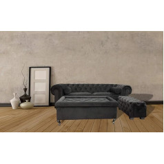 Jvmoebel Диван Честерфилд Обивка Дизайнерский диван Couchen Комплект диванов Couch SLIII Диван № 18