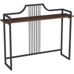 Eeshha Консольный стол приставные столики Консольный стол, приставной столик с топом из массива дерева, высокий стол для входа на диван, прист