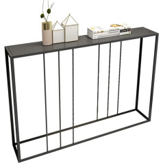 Generic Узкий консольный столик, журнальный столик, металлический столик, коктейльный столик для гостиной, консольный столик, подходит для го