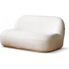 Macium Диваны для гостиной Lamb Velvet Sofa Nordic Simple Living Room Light Luxury Small Flat Double Cream Sofa Bedroom Leisure Sofa Home Cinema Sofa