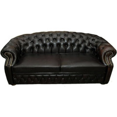 Jvmoebel Chesterfield Upholstered Sofa Couch 3 Seater Sofas Leather Sofa Textile New Chester 11