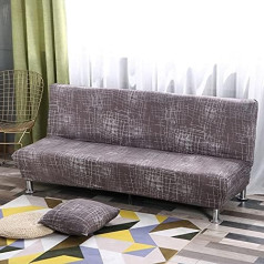 Oofaywfd Clic Clac Sofa Cover Without Armrests 3/2-Seater Elastic Sofa Cover Couch Cover Foldable Sofa Bed Cover (Цвет: N, Размер: L (185-210 см))