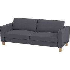 ‎Hometown Market Только чехол для дивана! Прочный тканевый чехол для дивана Karlstad Three 3 Seater (без дивана!) (ширина:205 см) Замена чехла Совместимость с iKe