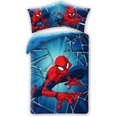 Spiderman Ragnatela - Комплект постельного белья - Один пододеяльник 140 x 200 см и одна наволочка 70 x 90 см - 100% хлопок - Разноцветный