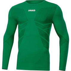 JAKO Мужская функциональная рубашка с длинными рукавами Comfort Shirt 2.0, удобное спортивное белье, бесшовная рубашка для бега Bodyfit с мягким захват