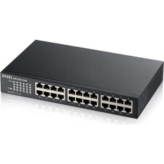 Zyxel GS1100-24E 24-портовый неуправляемый коммутатор Gigabit Ethernet без вентилятора