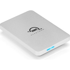 OWC - Envoy Pro Electron - 240GB - NVMe M.2 SSD, USB 3.2 Gen 2 Type-C до 10Gb/s, до 1011MB/s, USB 2.0/3.0 Compatible, Portable, Shock, Dust and Waterproof IP67 (Rugged), Bus Powered