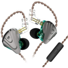 NEX KZ ZSX 5BA+1DD 6 драйверов гибридные IEM HiFi наушники-вкладыши с лицевой панелью из цинкового сплава, 0,75 мм 2 контактный съемный шумоподавления на