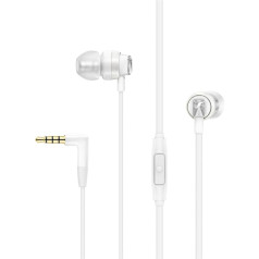 SENNHEISER CX 300S, Auriculares, Dentro de Oído, Blanco, Monoaural, Bottones, 1.2 m